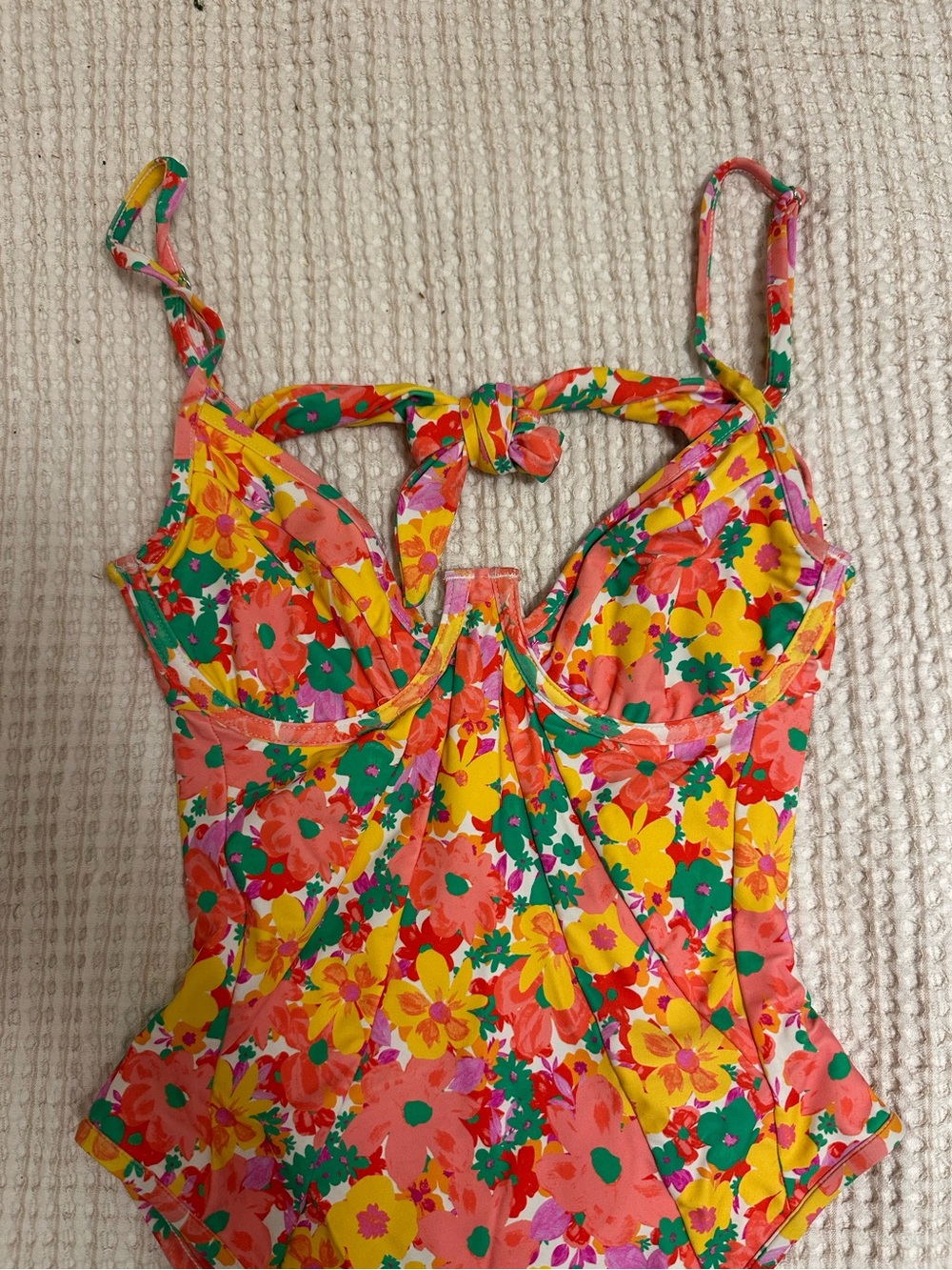 For Love And Lemons One-piece Floral Baiting Suit - Picture 2 of 4